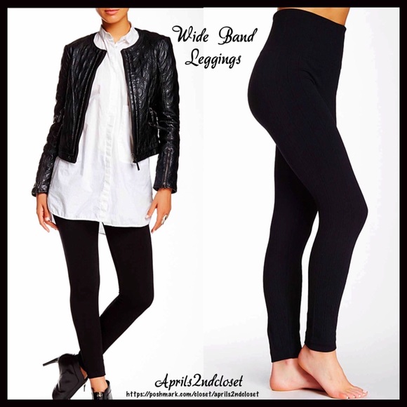 ❗1-HOUR SALE❗LEGGINGS Flat Wide Waist Band - Picture 4 of 4