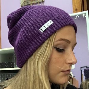 Purple Neff beanie from zumiez
