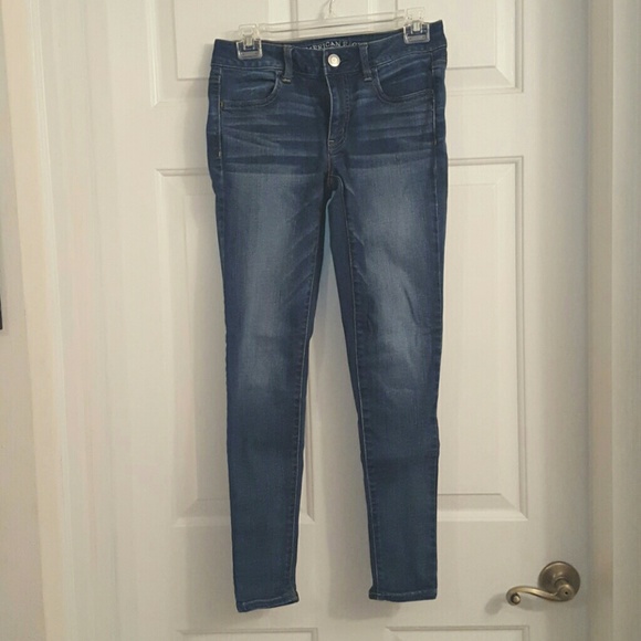 American Eagle Jeggings 4R medium wash