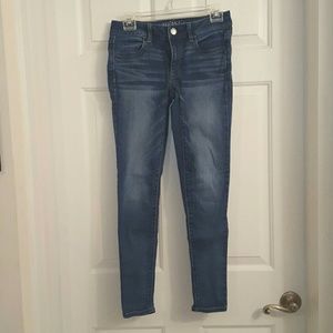 American Eagle Jeggings 4R medium wash