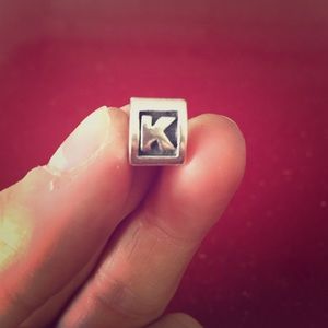 Pandora "K" Charm