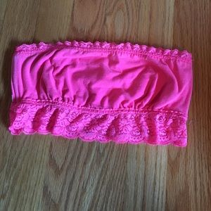 Pink Lace Bandeau