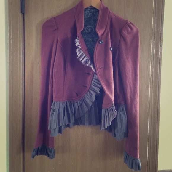 Military Ruffle Jacket