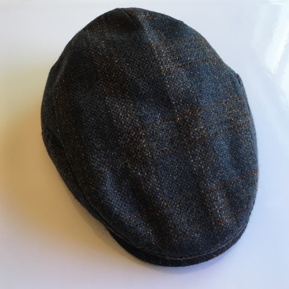 Men's driving cap (wool & cashmere)