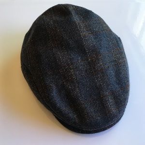 Men's driving cap (wool & cashmere)