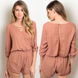 Pre-order your Mocha romper 100% Polyester