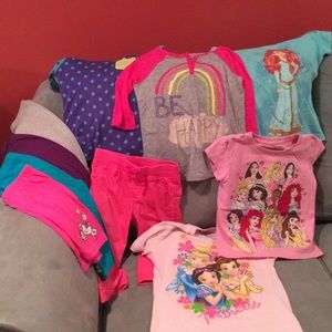 Well worn girls clothes