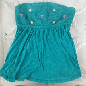 Brand new turquoise tube top