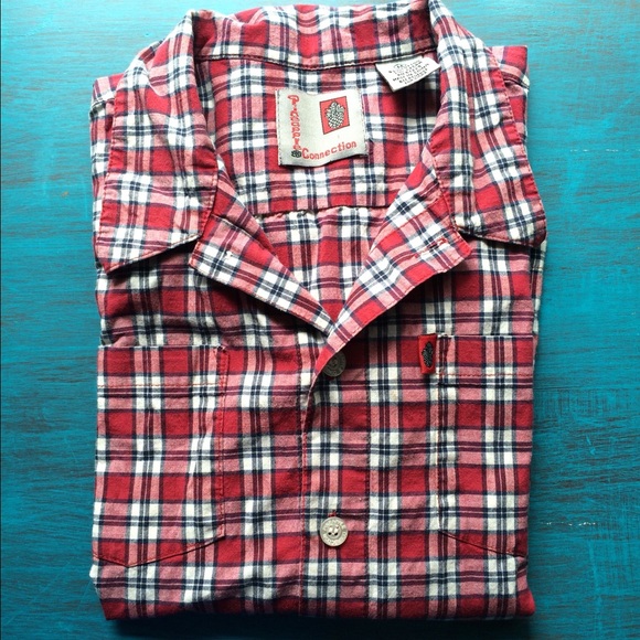 Plaid Button Up Pocket Medium - Picture 4 of 4