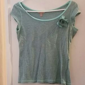 Forever 21 - short tee w/ detail flower