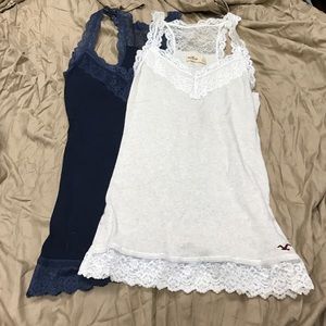 Hollister lacy tanks