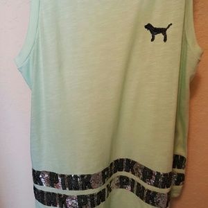 Victoria's secret BLING Pink tank