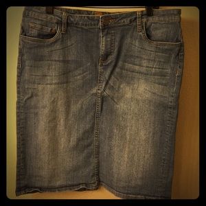 Denim skirt