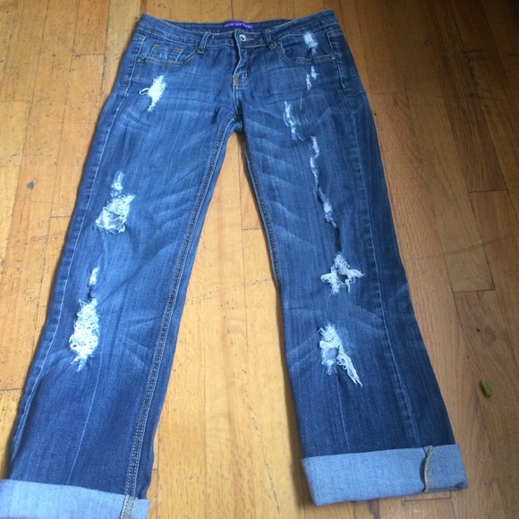 HipHugger DISTRESSED JEANS SZ 5!!