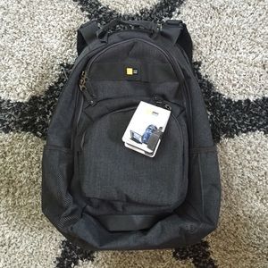 Slate Grey Laptop Backpack BRAND NEW Case Logic