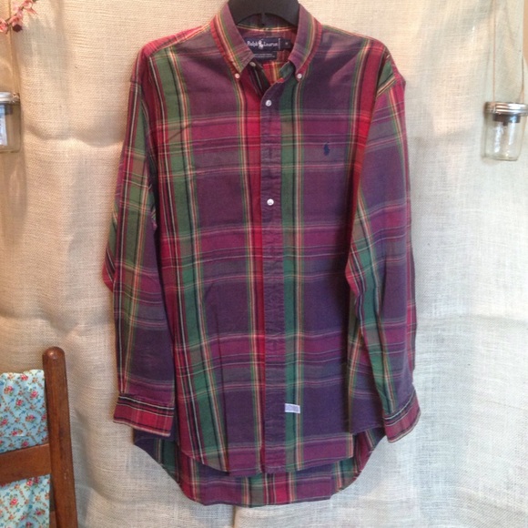 Ralph Lauren plaid longsleeved dress shirt