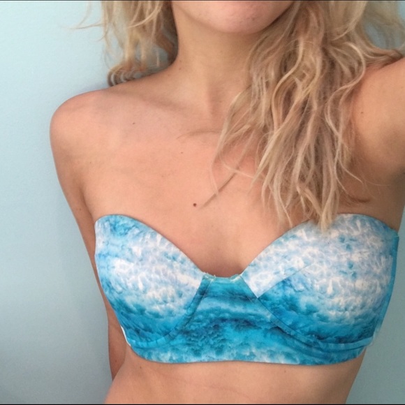 MIKOH STRAPLESS TOP authentic bandeau underwire