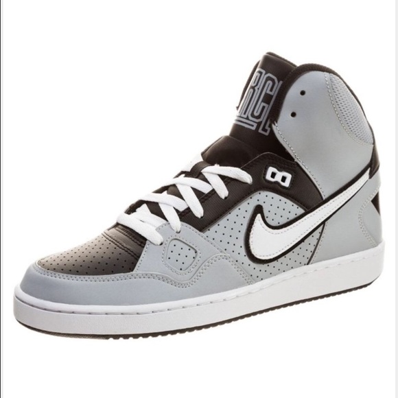 Men's Gray/Black Nike Force High Top