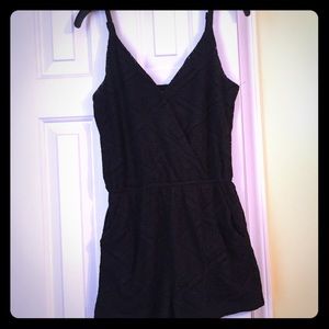 Forever 21 black romper size medium