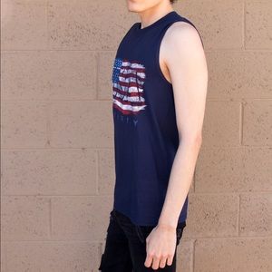 Gildan Shirts - 🆕American Flag Tank Top Sleeveless Navy Blue NEW Gildan Shirts - 🆕American Flag Tank Top Sleeveless Navy Blue NEW