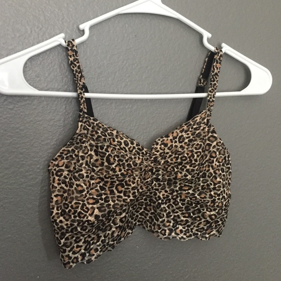 Leopard print bralette