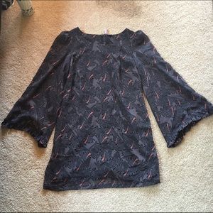 Dress, Bell Long Sleeves