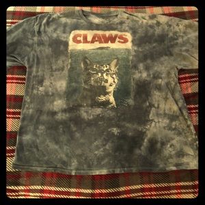 Men's short sleeve Claws graphic tee 3x plus size