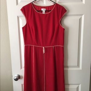 Red Liz Claiborne dress