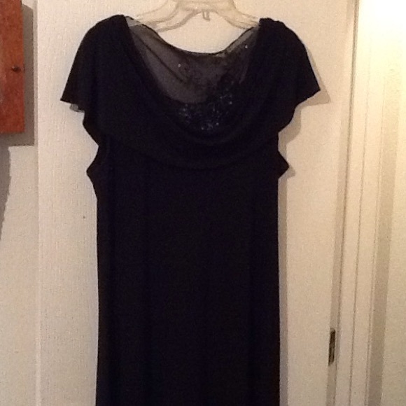 Midnight blue sleeveless dress