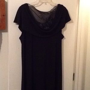 Midnight blue sleeveless dress