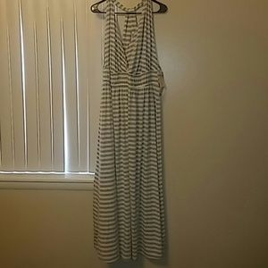 Seven7 Luxe Lane Bryant Striped Maxi Dress