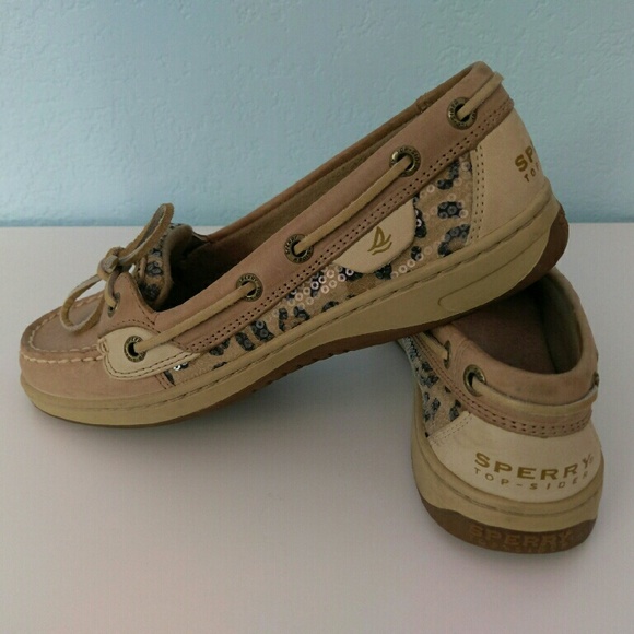 Sperrys sequin boat shoes