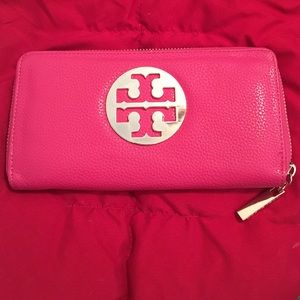 Inspired designer pink wallet
