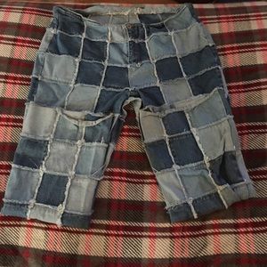 ZanaDi patchwork jeans plus size 24w