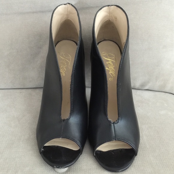 Fergie Shoes - Fergie Brand Black Leather Booties