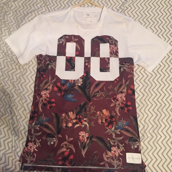 floral jersey shirt