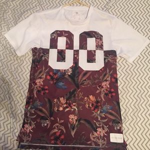floral jersey shirt