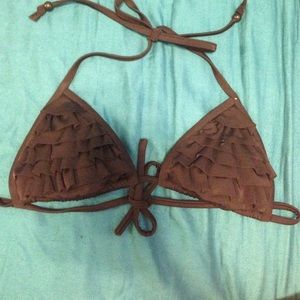 Black padded bikini top