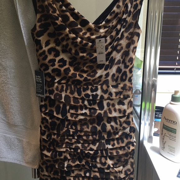Animal Print size 0 Express Dress. Brand new.NWT - Picture 3 of 3