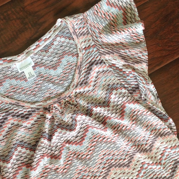 Aztec quilted maternity tee