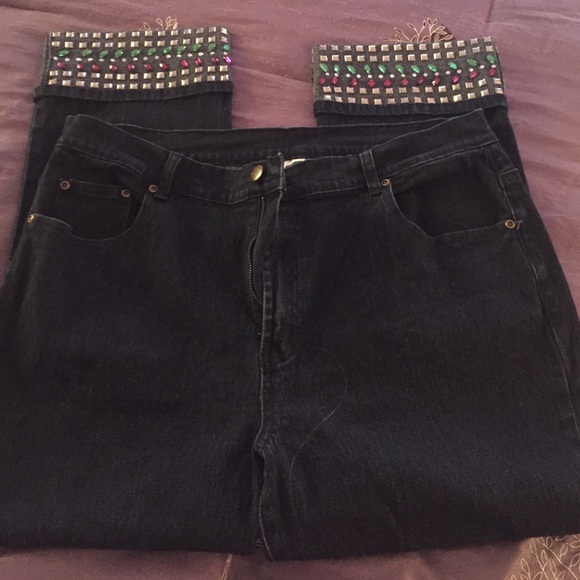 Diane Gilman DG2 studs and jewels on ankle cuff