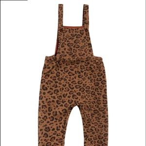 Freshly Picked Overalls - Leopard Print