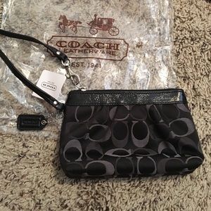 Coach brand wristlet