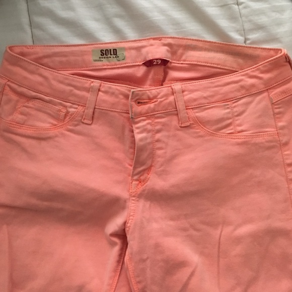 Sold brand neon skinny jeans size 29