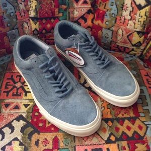 Blue/Gray Suede Vans