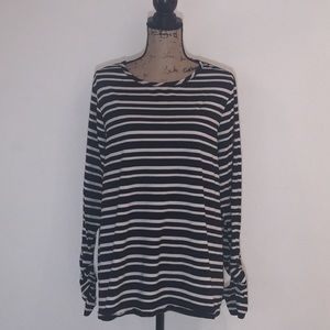 Cute Long Sleeve Stripped Shirt
