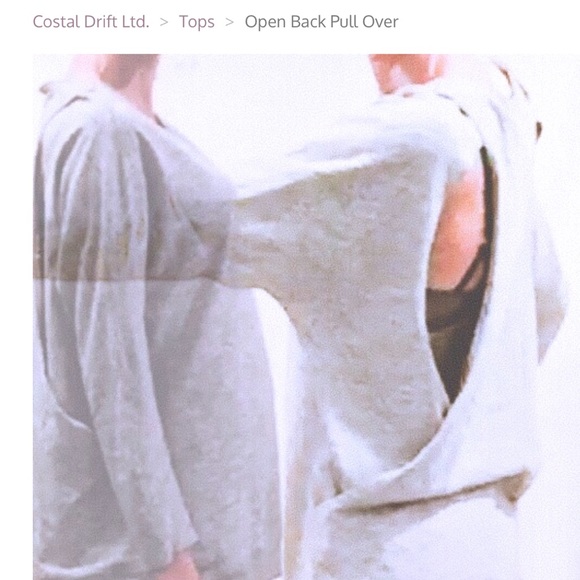 Open Back Pull Over - Picture 2 of 2