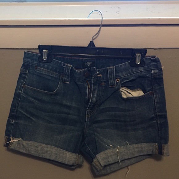 J. Crew Pants - J. Crew cut off denim shorts