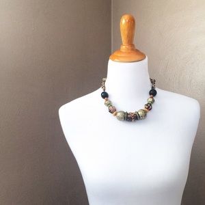 Animal Pattern Bead Necklace
