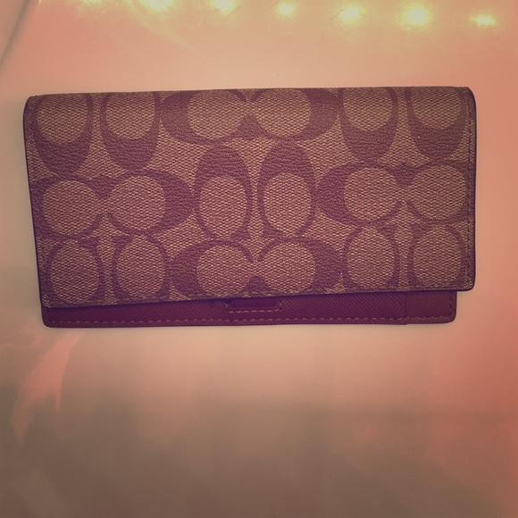 Coach Checkbook Holder